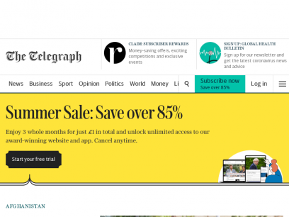 The Telegraph - Telegraph Online, Daily Telegraph, Sunday Telegraph - Telegraph