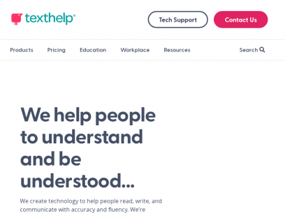 Texthelp - World Leaders In Assistive Technology and Edtech Software | Texthelp