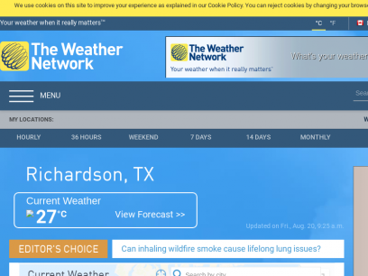 The Weather Network - Weather forecasts, maps, news and videos