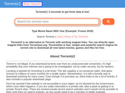 Torrentz2 Original Torrentz2eu Torrentz Is Back 2021