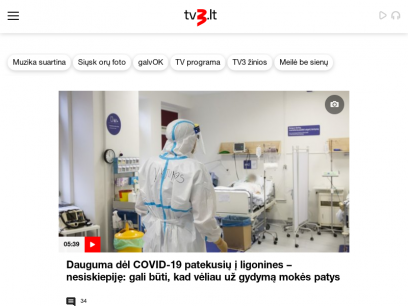 
                    tv3.lt naujienos - svarbiausios žinios iš Lietuvos ir užsienio | tv3.lt
            