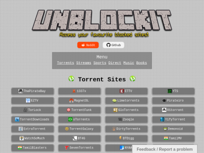 Unblockit - Proxies to access your favourite blocked sites