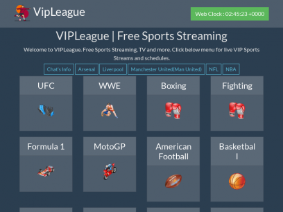 VIPLeague - Free Sports Streaming - VIP Sports Streams