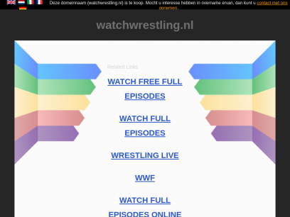 Watch wrestling online