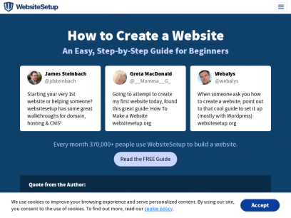 Sites like websitesetup.org &
        Alternatives