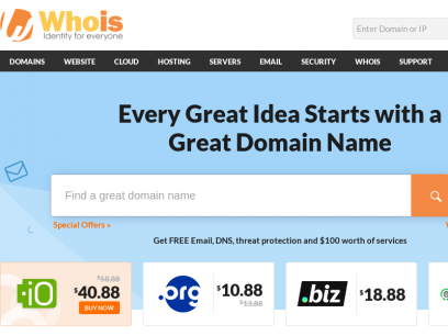 Whois.com - Domain Names &amp; Identity for Everyone