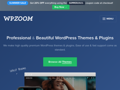 Premium WordPress Themes by WPZOOM