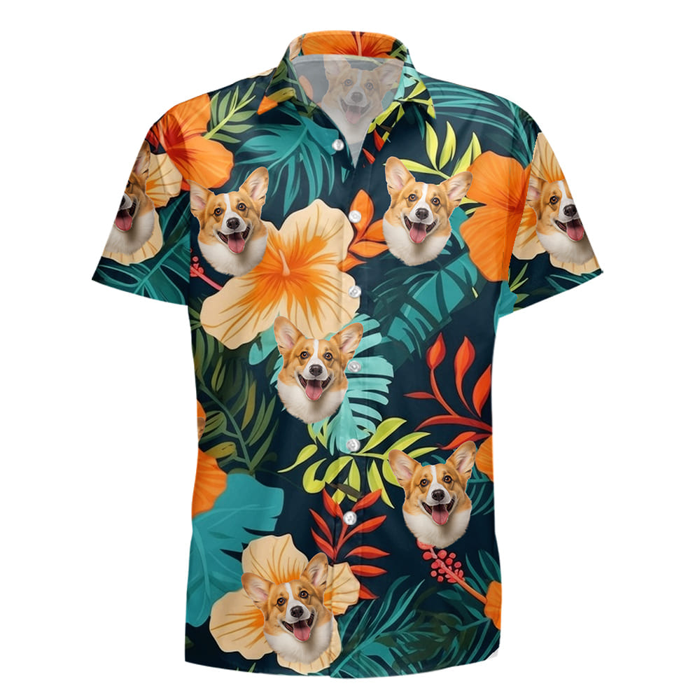 Pembroke Welsh Corgi Dog Hawaiian Shirts for Men Women
