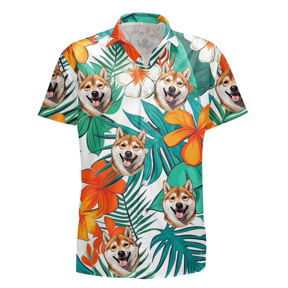 Shiba Inu Dog Hawaiian Shirts for Men Women
