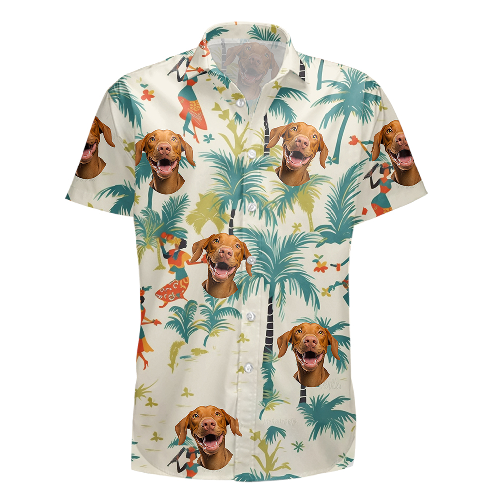 Vizsla Dog Hawaiian Shirts for Men Women