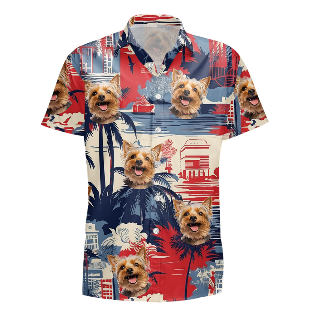 Yorkshire Terrier Dog Hawaiian Shirts for Men Women