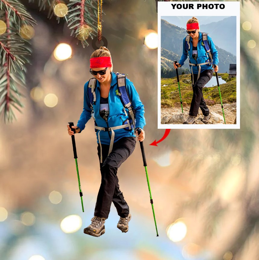 [4:21 PM] Hung Khuat Duc  Custom Photo Acrylic Ornament for Hiking Lover