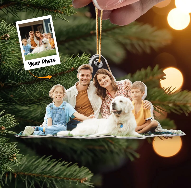 Family Gift – Personalized Acrylic Photo Ornament