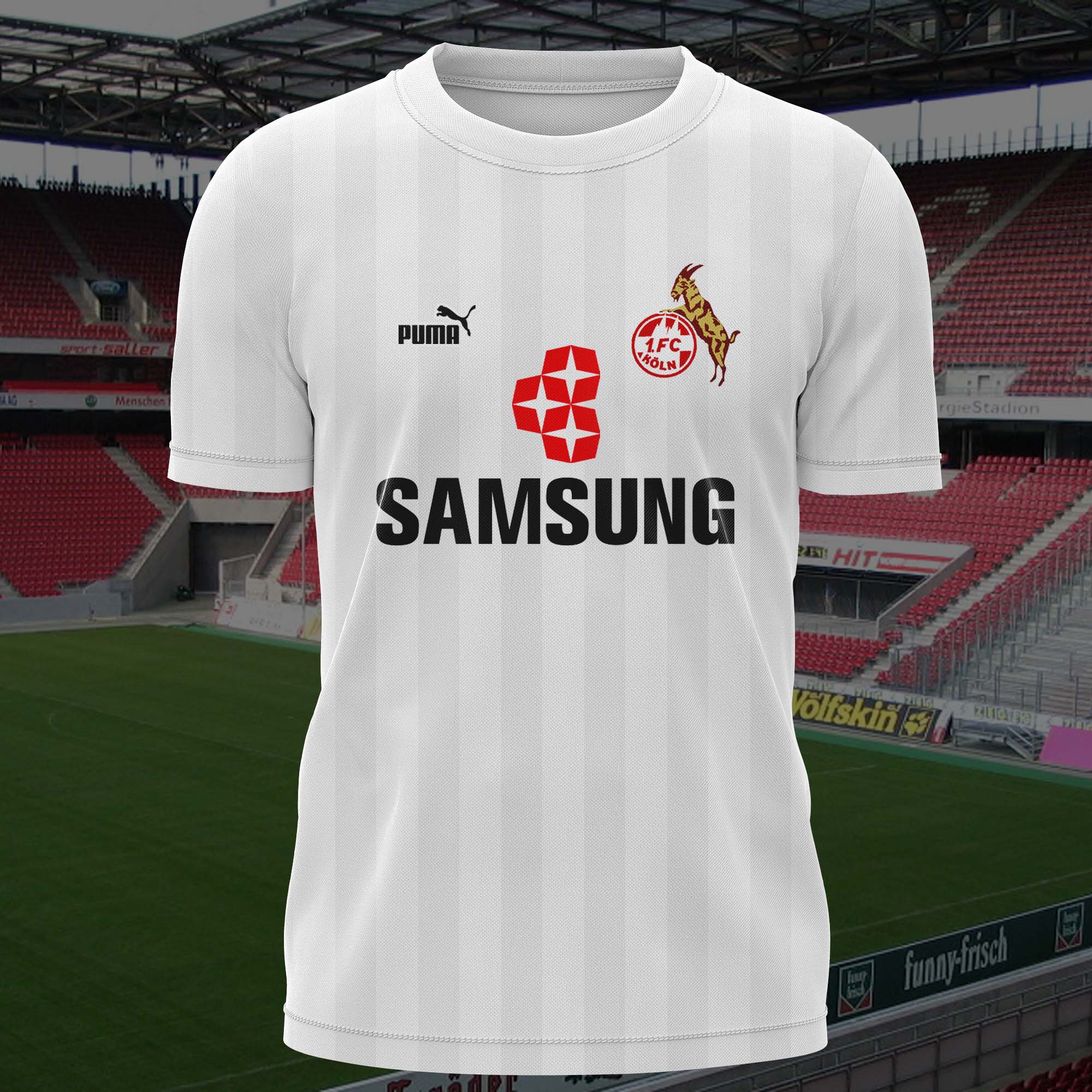 1. FC Köln 1989- 1990 Home Retro Shirt PT50768