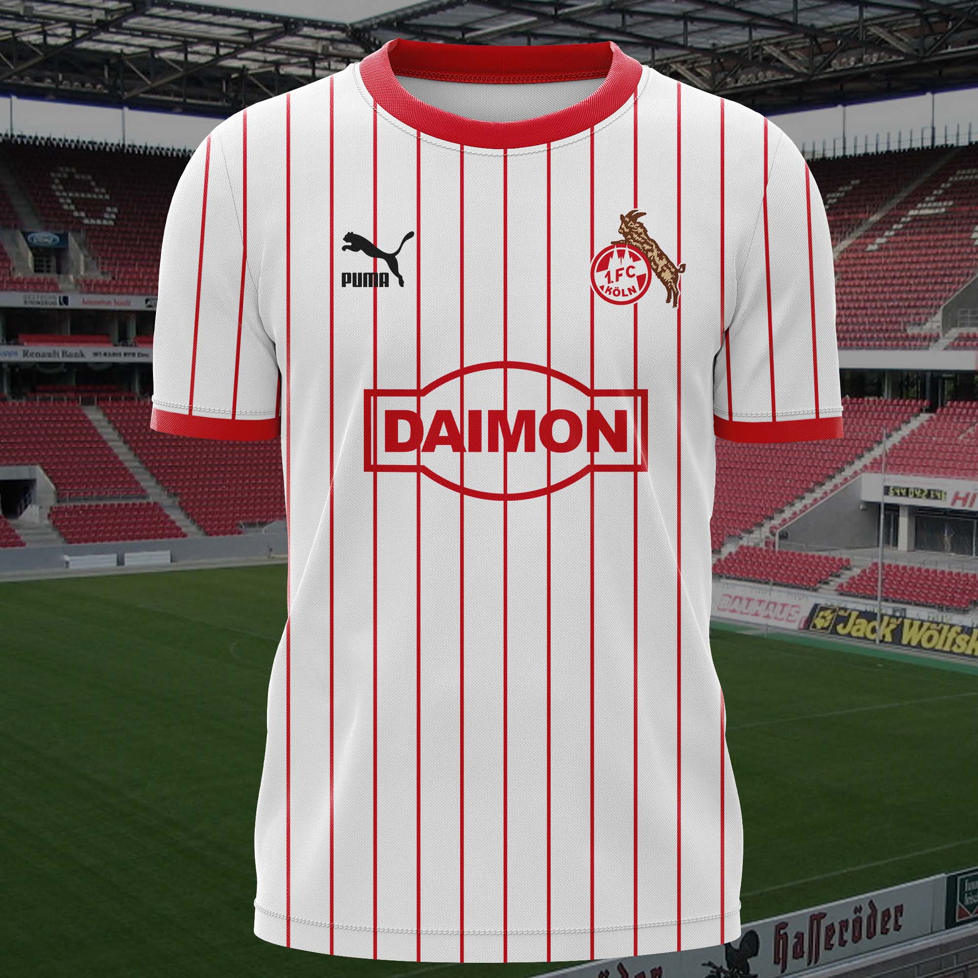 1. FC Köln 1985- 1986 Home Retro Shirt PT50827