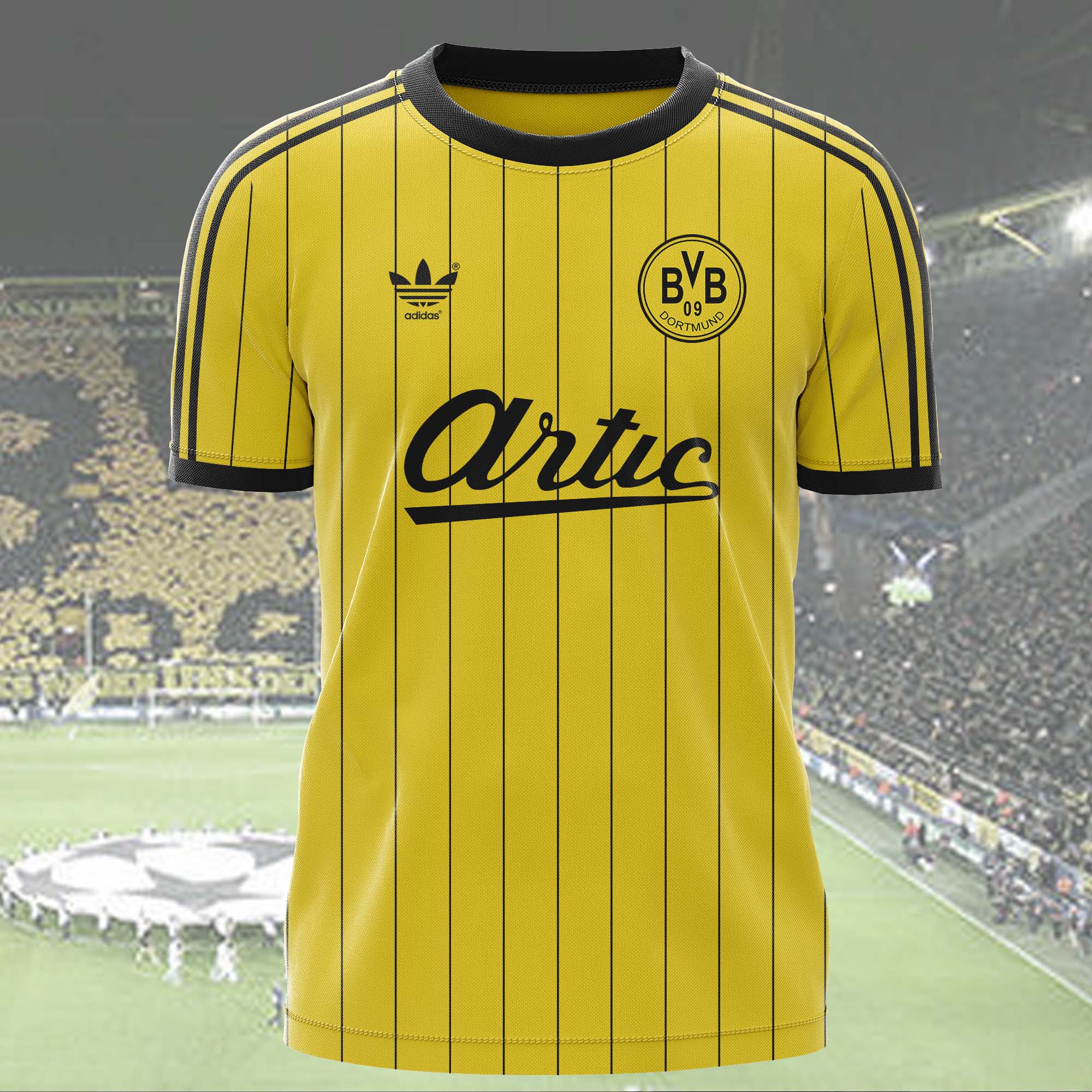 Borussia Dortmund 1985- 1986 Home Retro Shirt PT50828