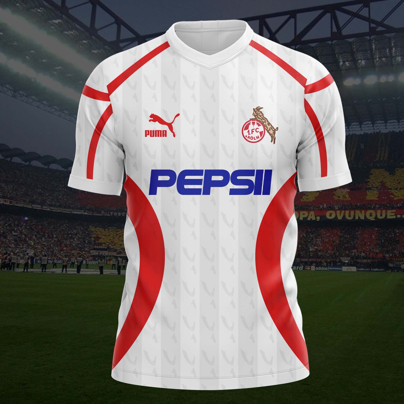 1. FC Köln 1993-1994 Home Retro Shirt PT53019
