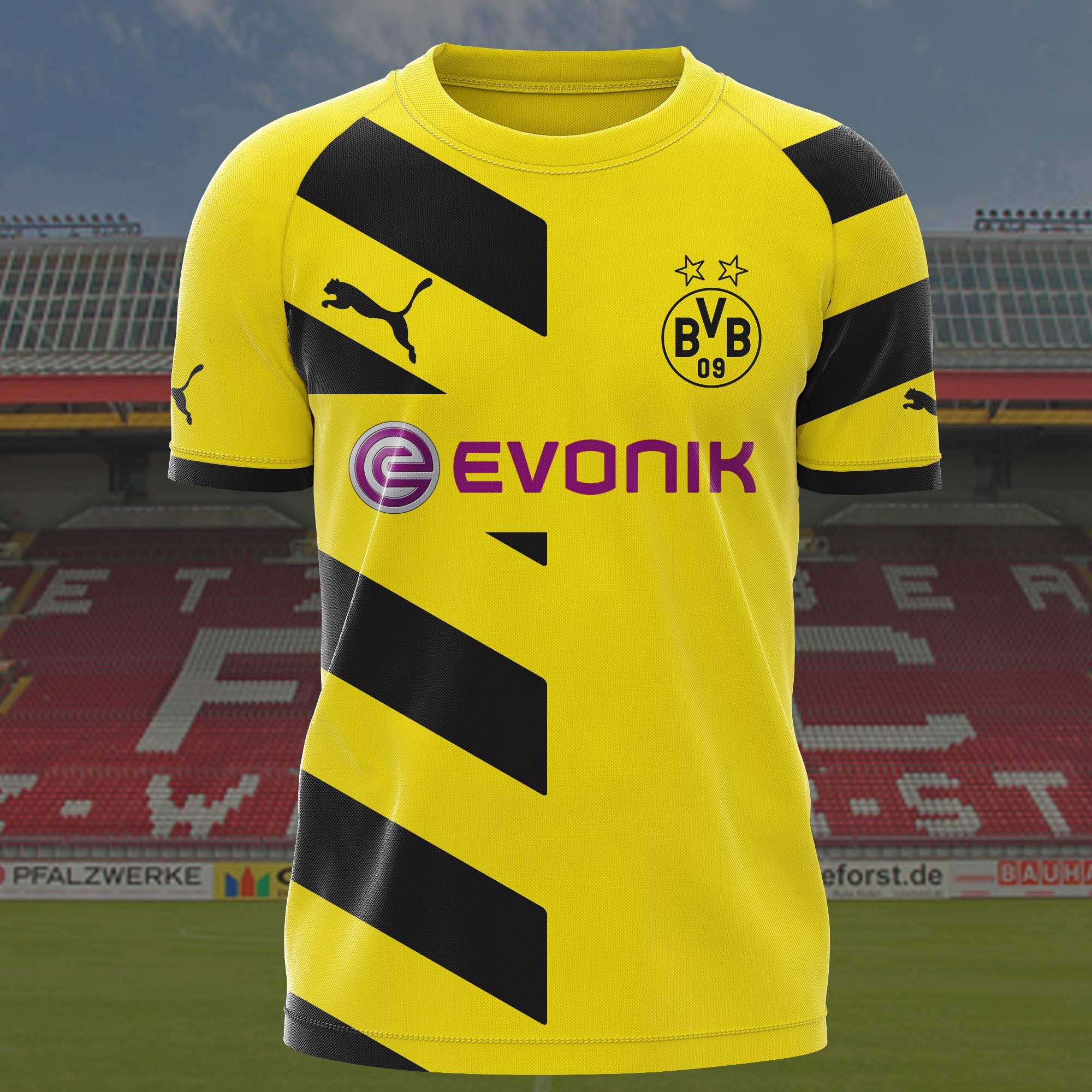 Borussia Dortmund 2014-2015 Retro Shirt PT54155