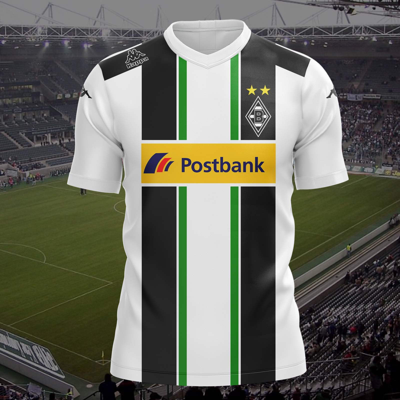 Borussia Mönchengladbach 2014-2015 Retro Shirt PT54156
