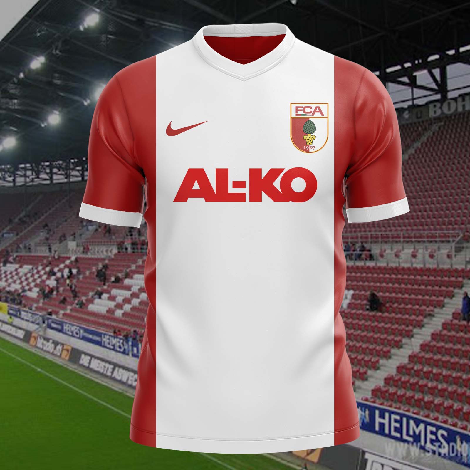 FC Augsburg 2014-2015 Retro Shirt PT54159