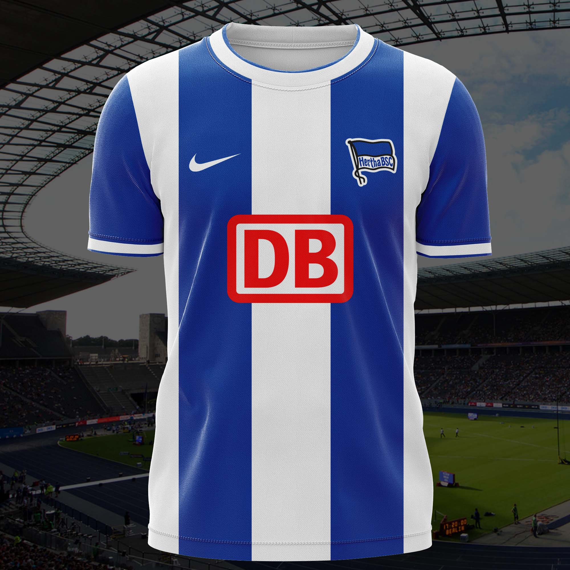 Hertha BSC 2014-2015 Retro Shirt PT54161