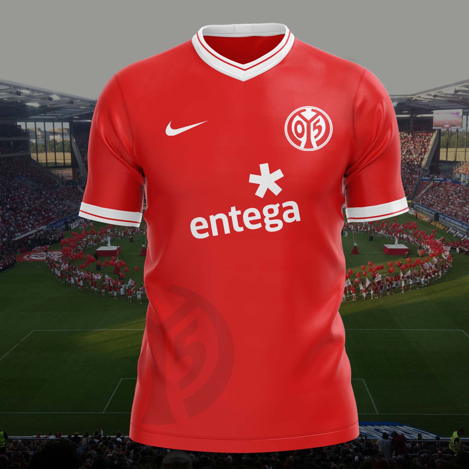 1. FSV Mainz 05 2014-2015 Retro Shirt PT54165