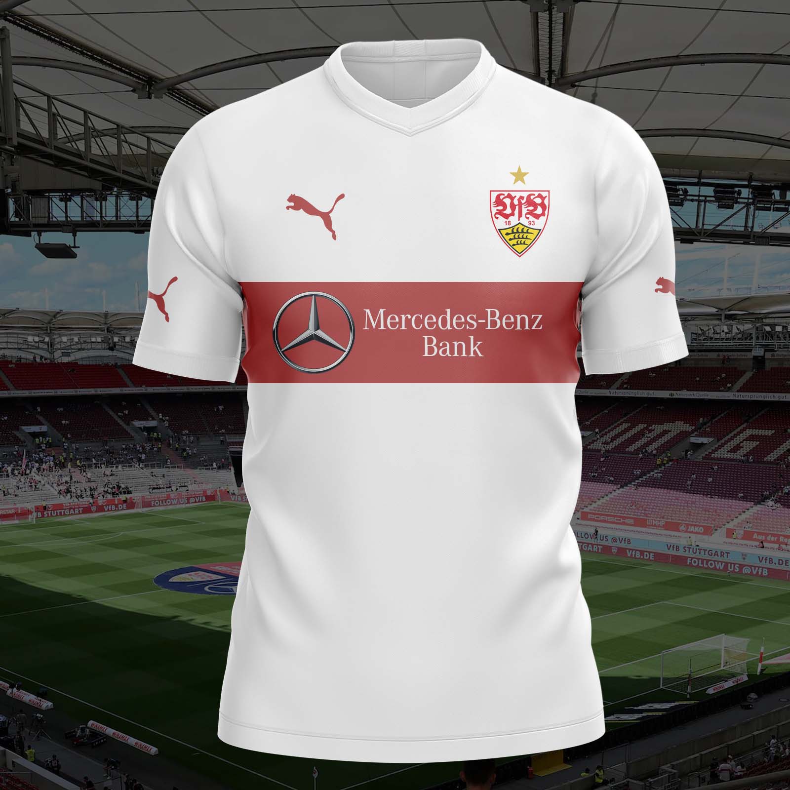 VfB Stuttgart 2014-2015 Retro Shirt PT54162