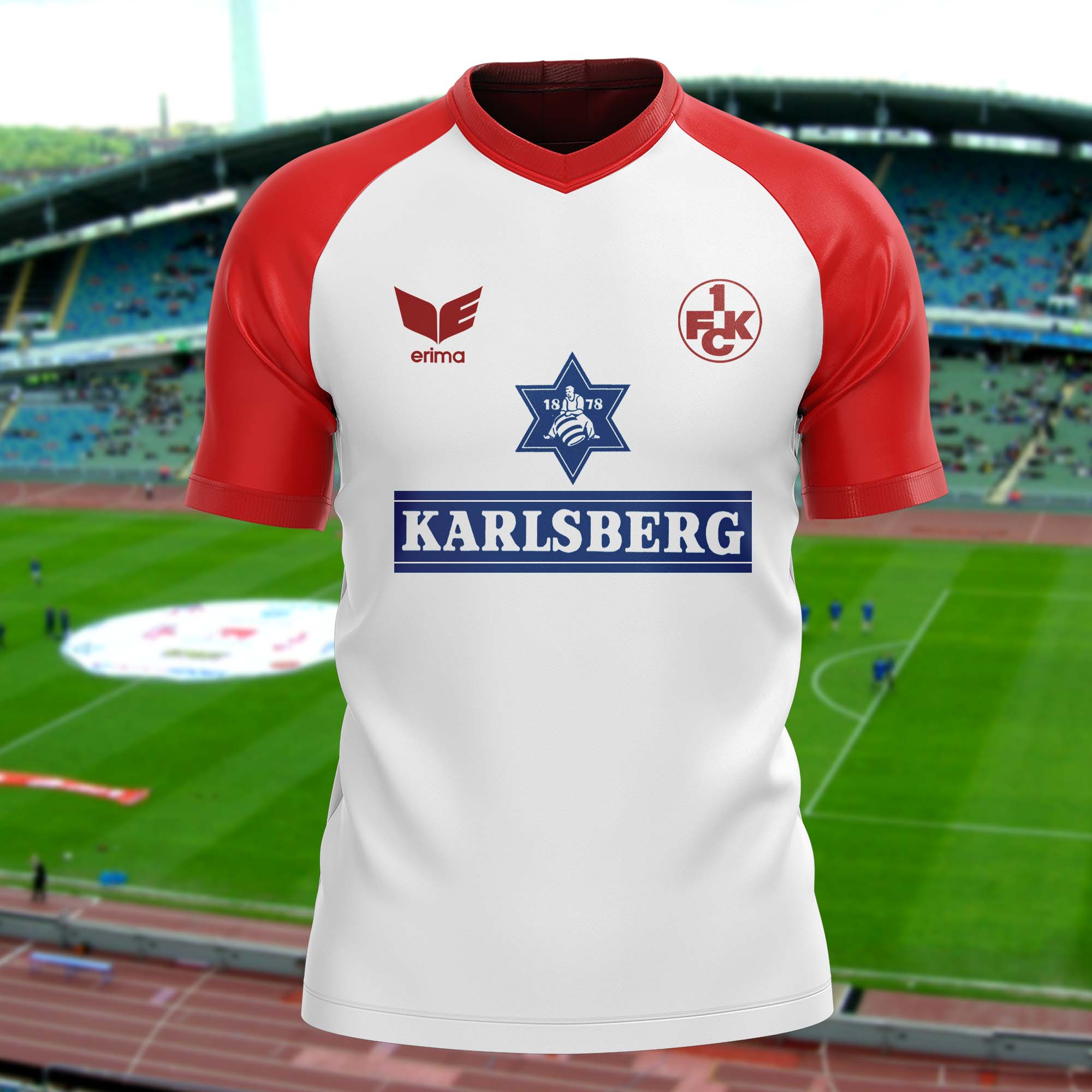 1. FC Kaiserslautern 1986-87 Retro Shirt PT54299