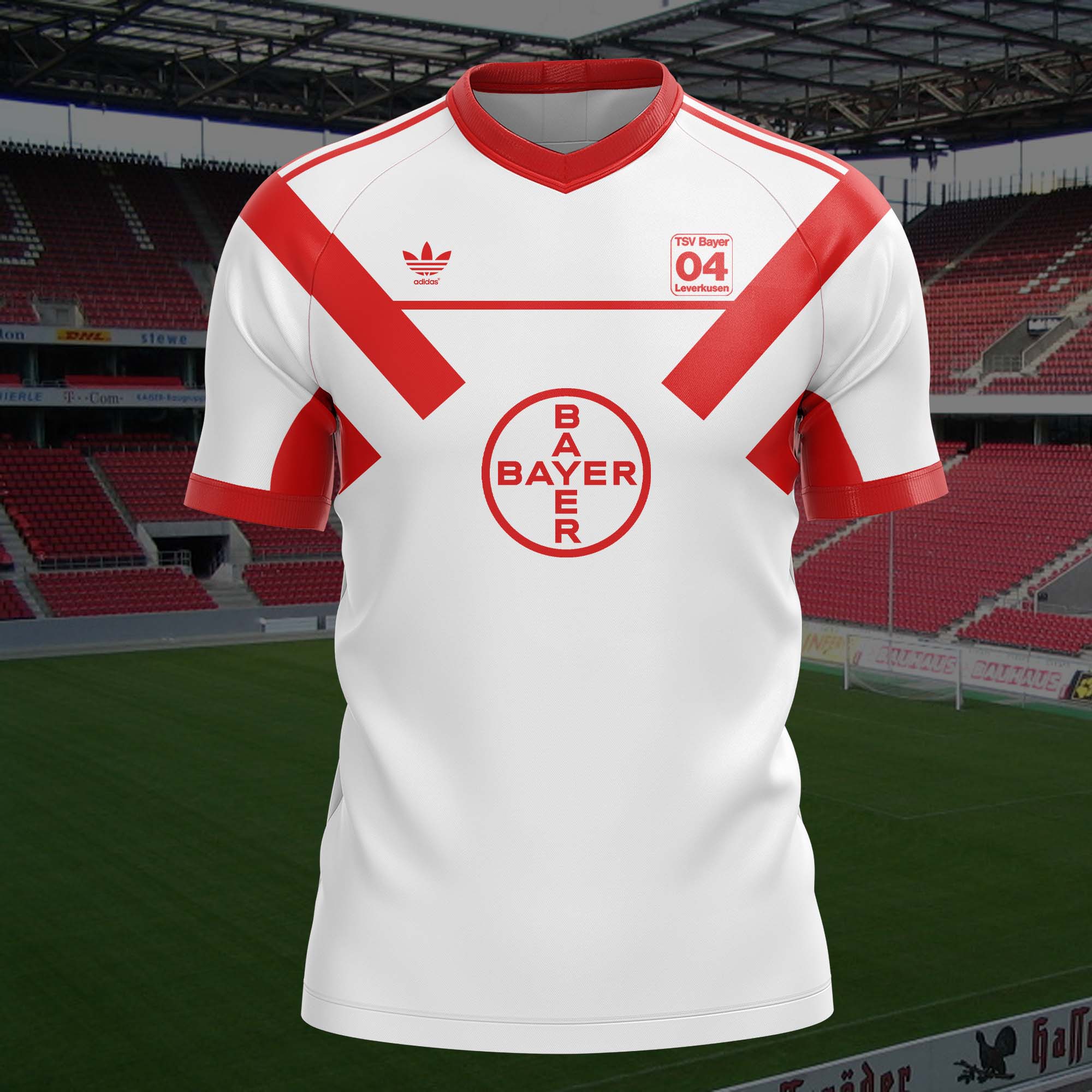 Bayer 04 Leverkusen 1989-90 Retro Shirt PT54316