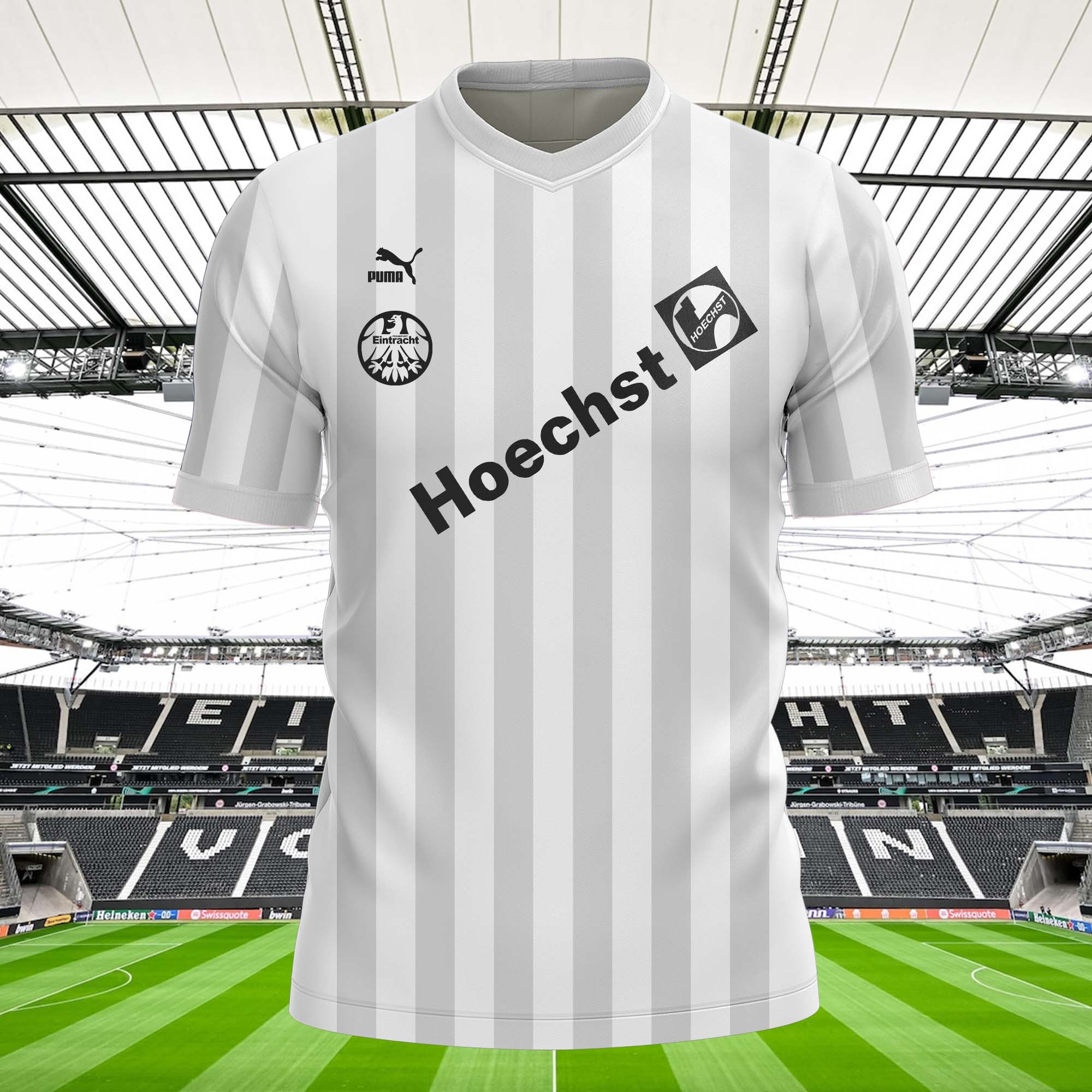 Eintracht Frankfurt 1989-90 Away Retro Shirt PT54319