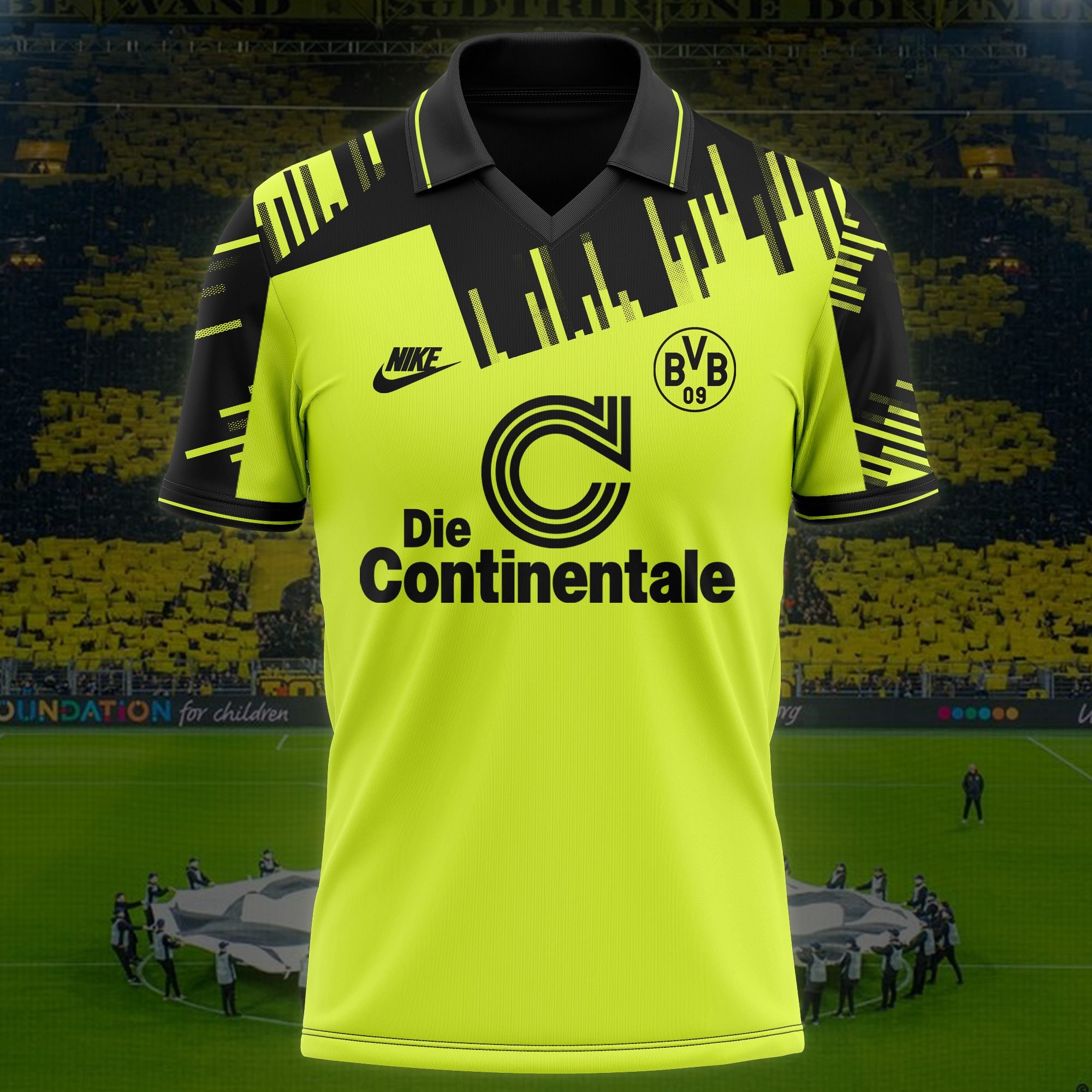 Borussia Dortmund 1993-1994 Retro Shirt PT54627