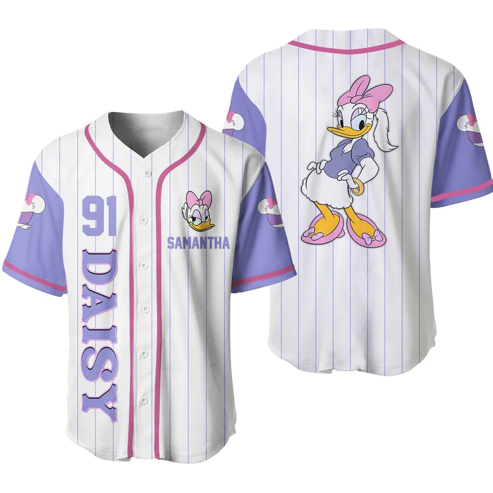 Play Ball in Style with the Daisy Duck Baseball Jersey 2024