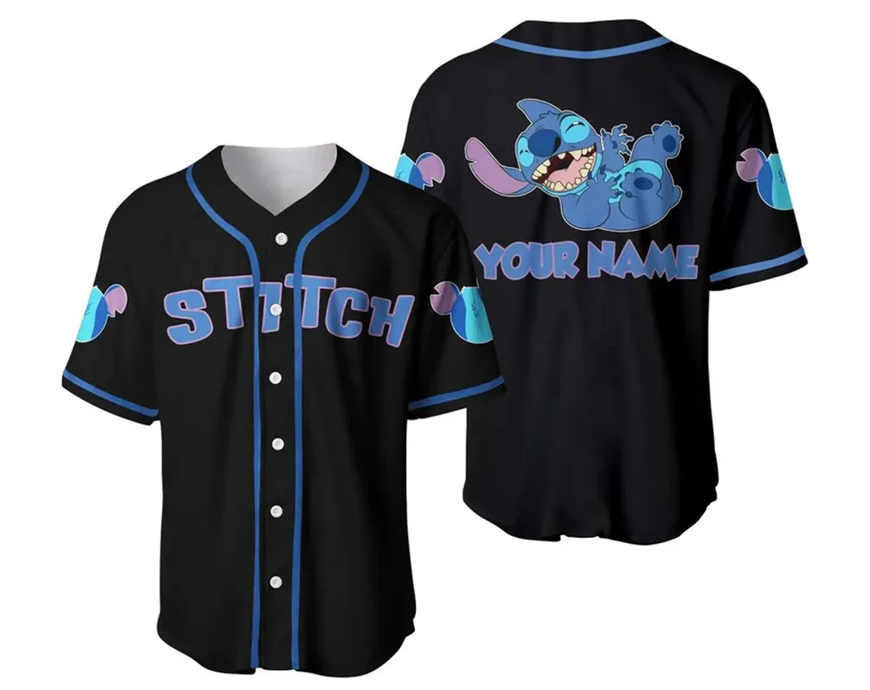 Personalized Stitch Disney Baseball Jersey 2024