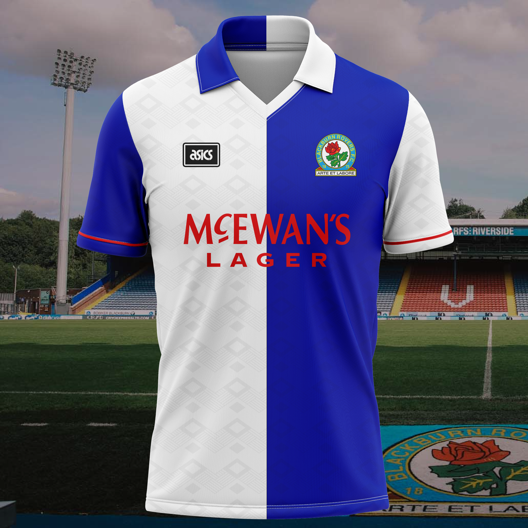 Blackburn Rovers  1992- 1993 Retro Shirt PT51150