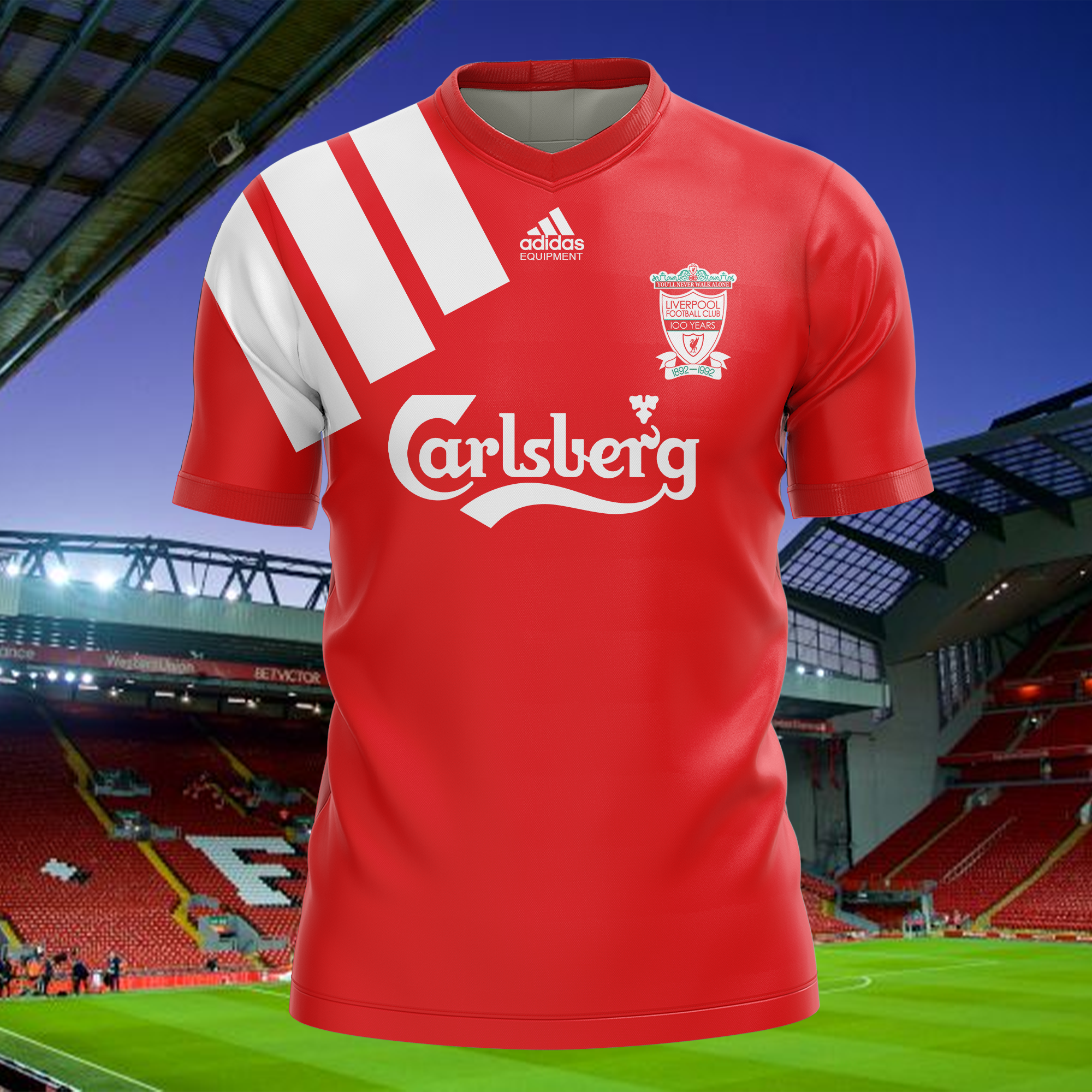 Liverpool FC 1992-1993 Retro Shirt PT54694