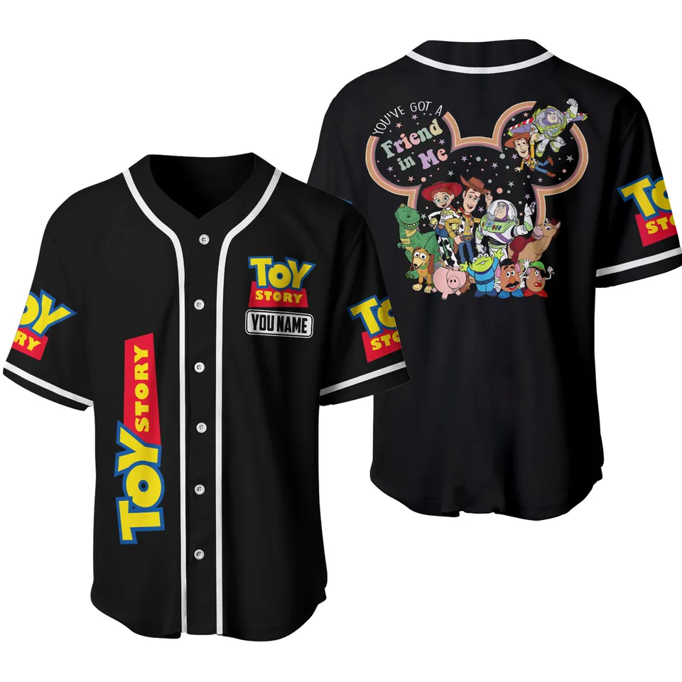 Personalized Toy Story Disney Baseball Jersey