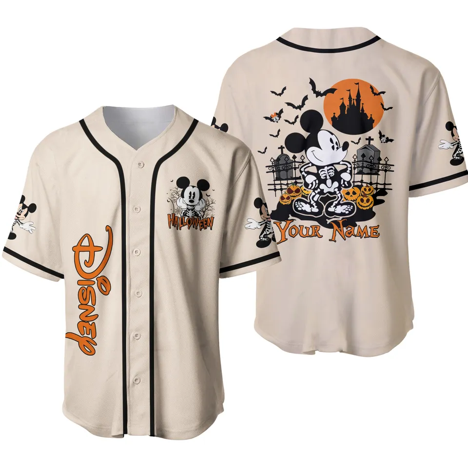 Skeleton Custom Disney Jersey 2024