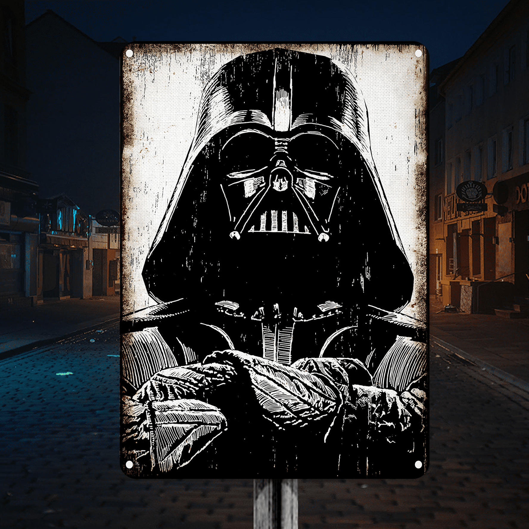 Star Wars Darth Vader Metal Led Sign Wall Decor, Darth Vader Metal  Sign , Star War Decor, Star Wars Decor Metal Sign | Darth Vader art , Metal Living Room Wall Art, Cute Star Wars Decor,  gift for her,  gift for home , gift for him