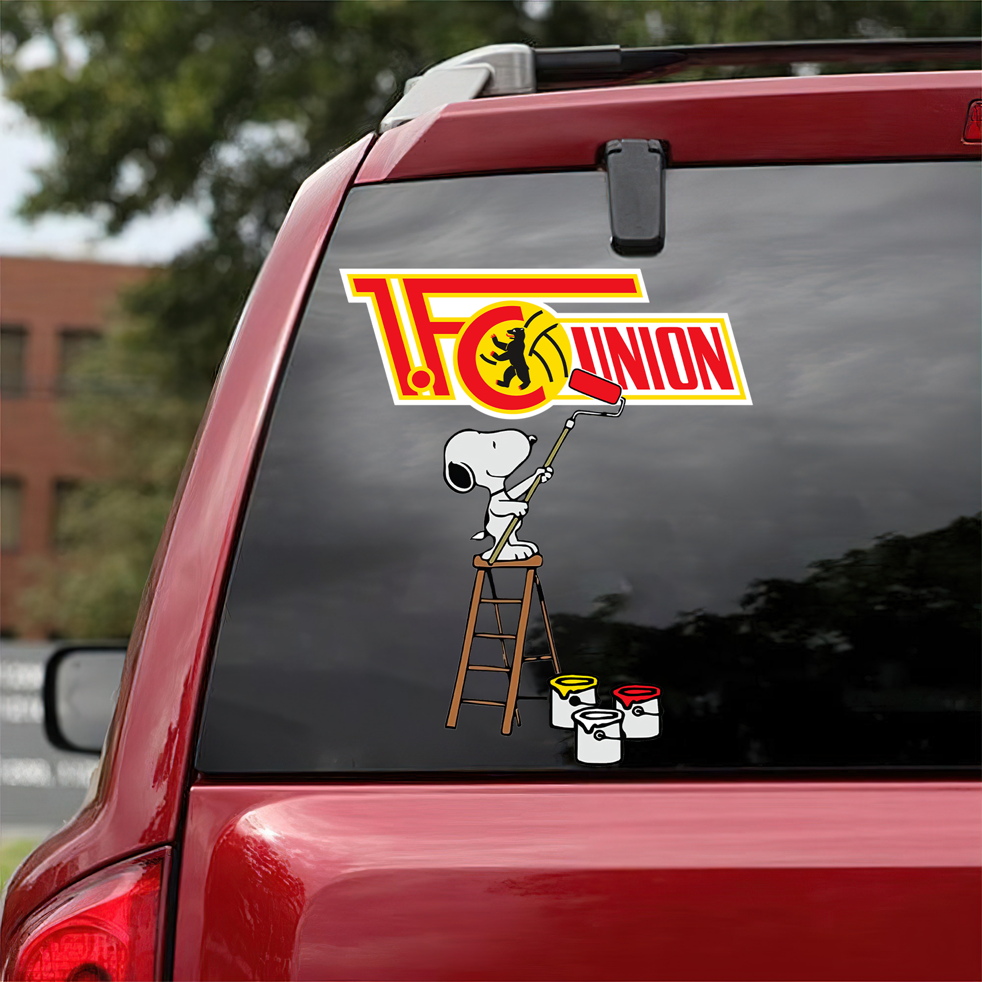 1 Fc Union Berlin Mix Snoopy Car Decal Art PT54744