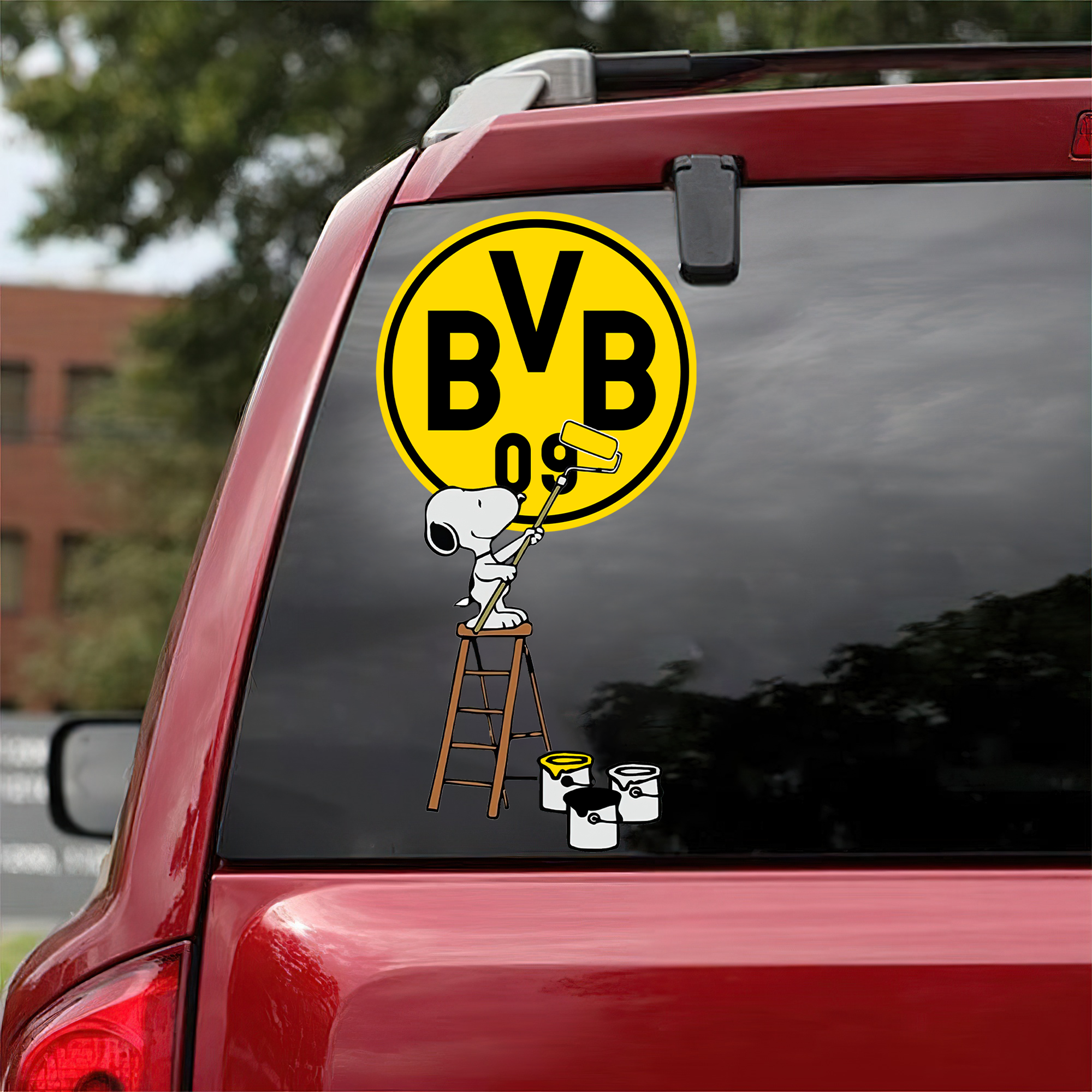 Borussia DortmundMix Snoopy Car Decal Art PT54747