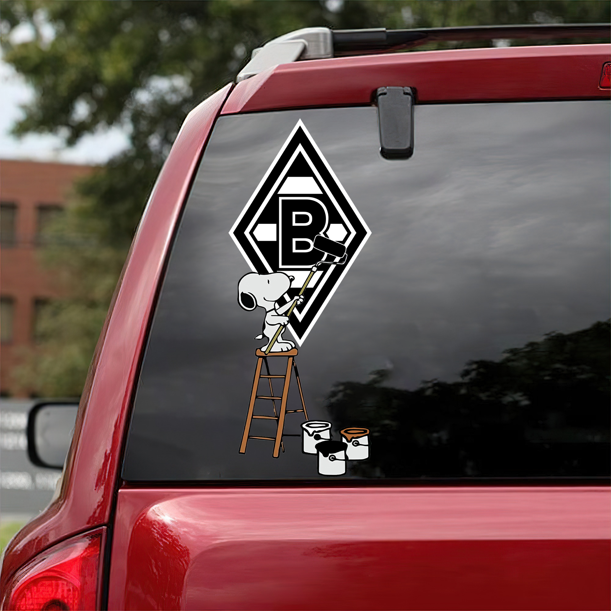 Borussia MönchengladbachMix Snoopy Car Decal Art PT54748