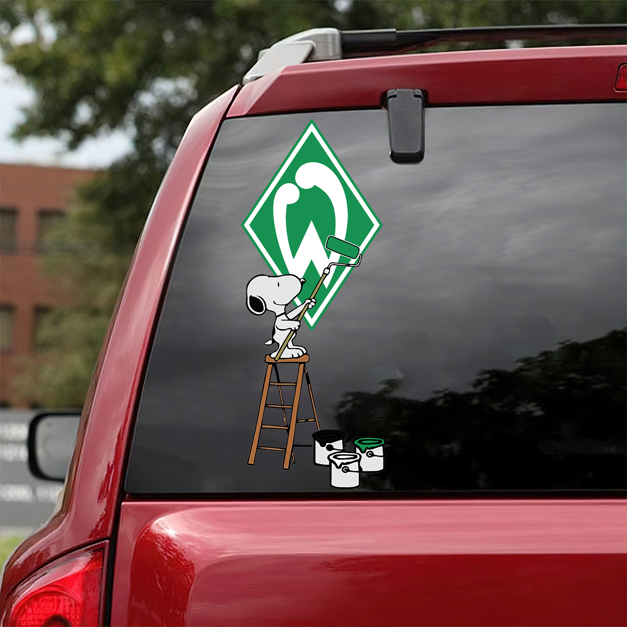 Sv Werder BremenMix Snoopy Car Decal Art PT54755