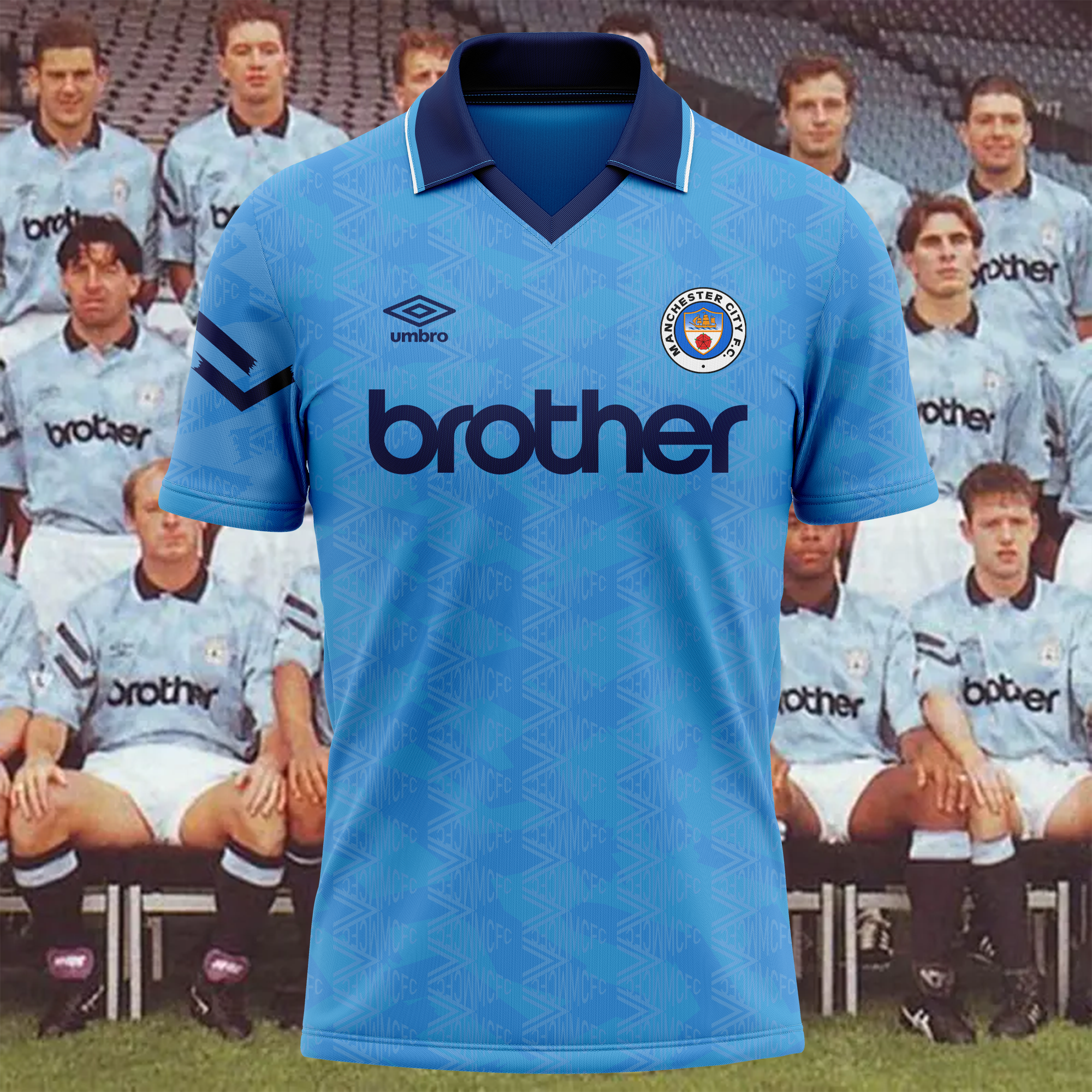 Manchester City 1992-93 Home Retro Shirt PT54704
