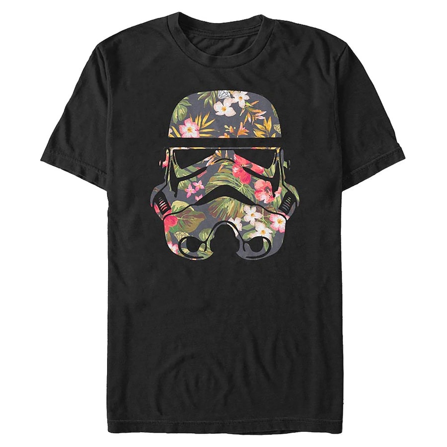 Star Wars Floral Stormtrooper T-Shirt - Black PT54838