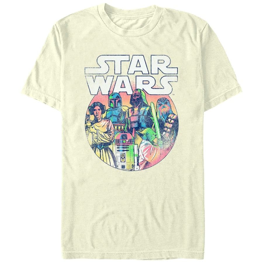 Star Wars Mad Engine Group Bright Graphic T-Shirt - Natural PT54847