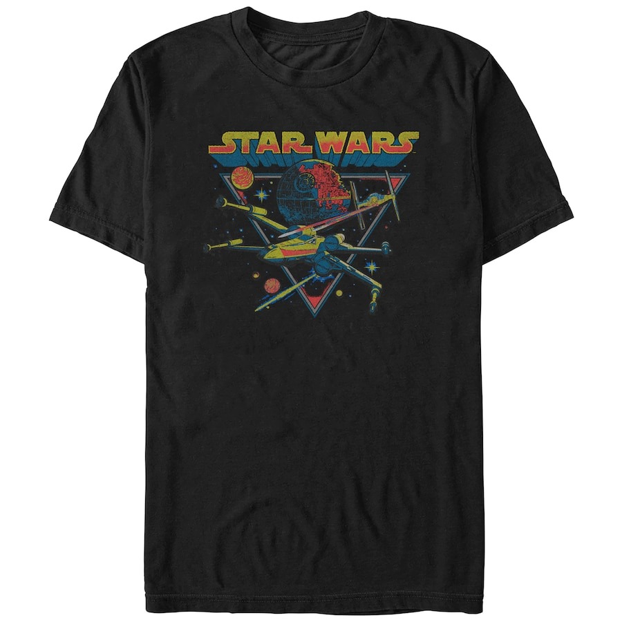 Star Wars Mad Engine Space Battle Graphic T-Shirt - Black PT54855