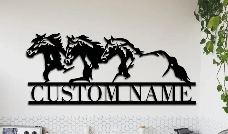 Custom Horse Sign