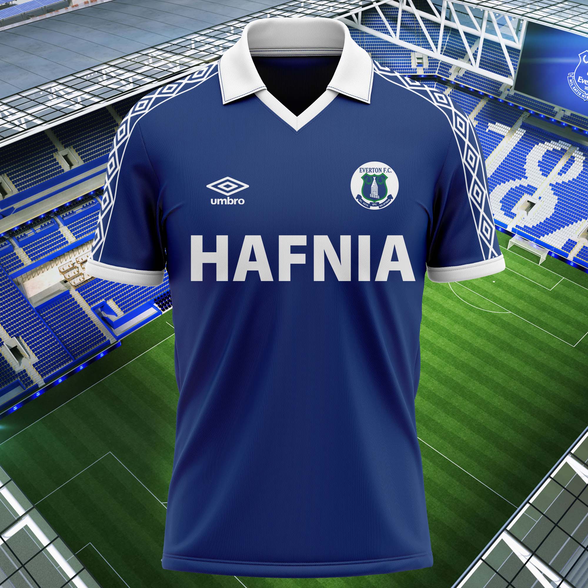 Everton 1981-82 Home Kit PT56277
