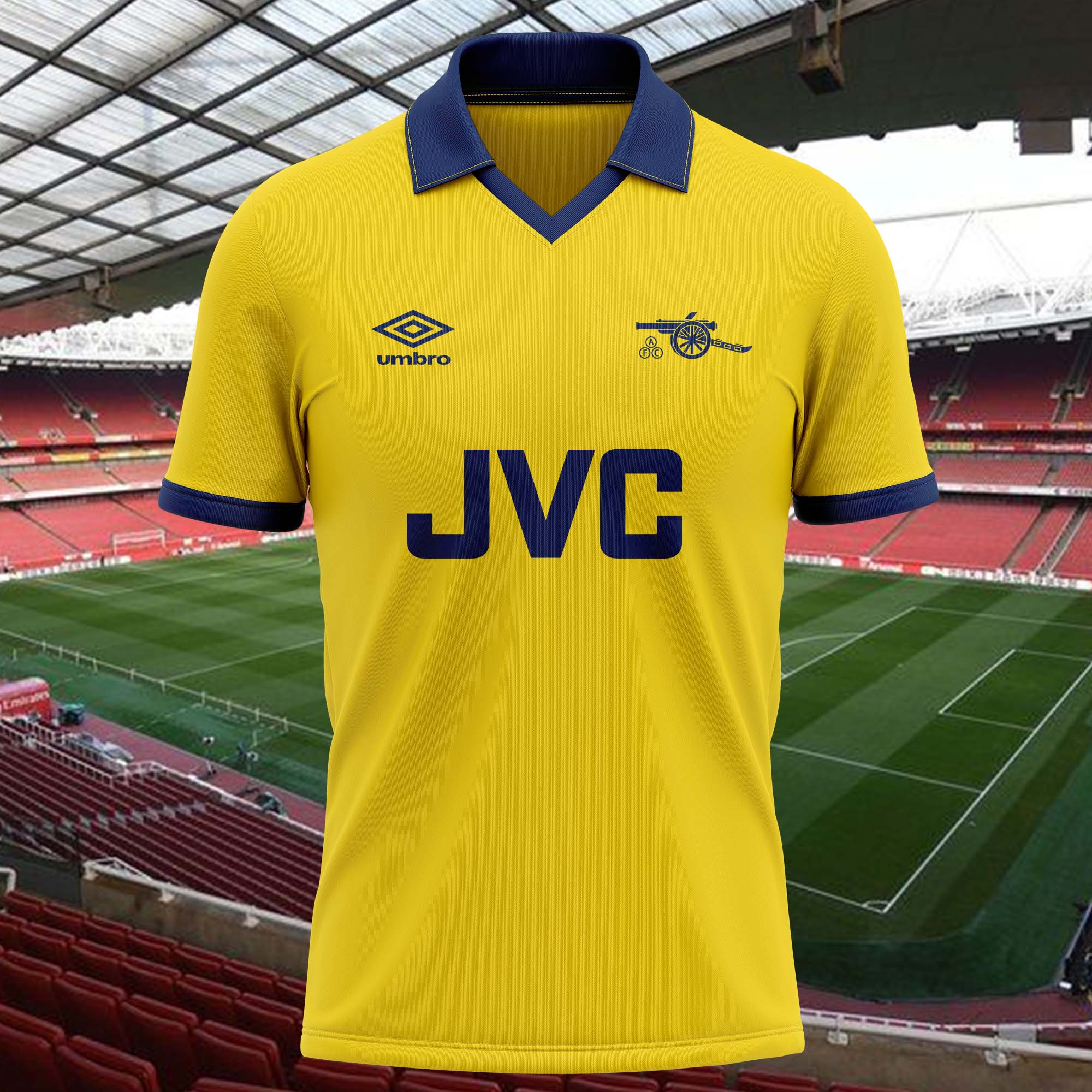 Arsenal FC 1981-82 Away Kit Retro Shirt PT56304