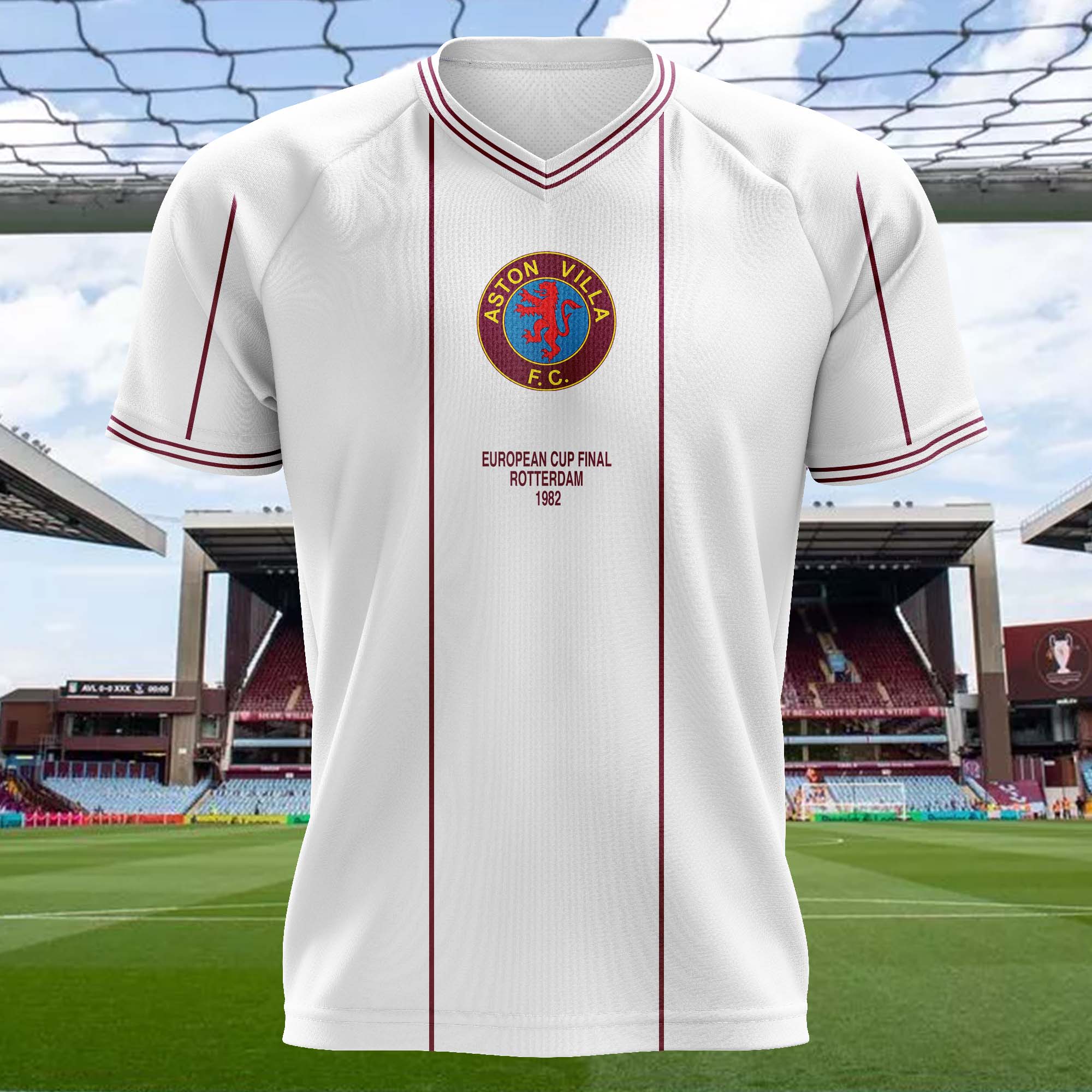 Aston Villa 1981-82 Away Kit Retro Shirt PT56305